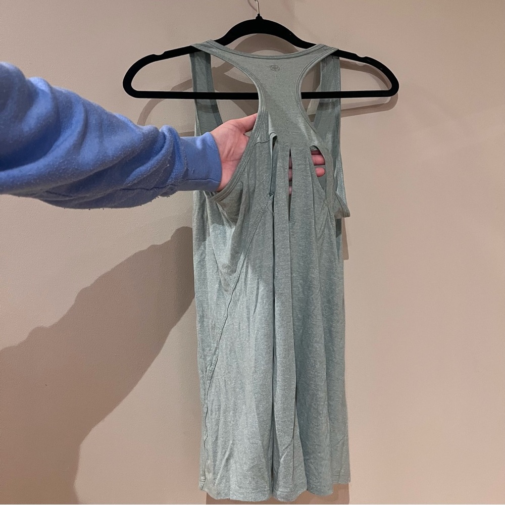 GAIAM Teal Racerback Tank Top - Picture 4 of 7